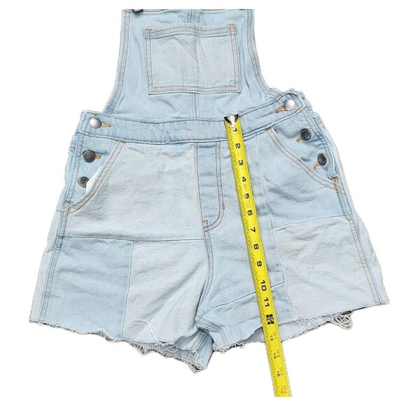Hollister high-rise Mom Short Overall 4" Size XSmall - Picture 2 of 8